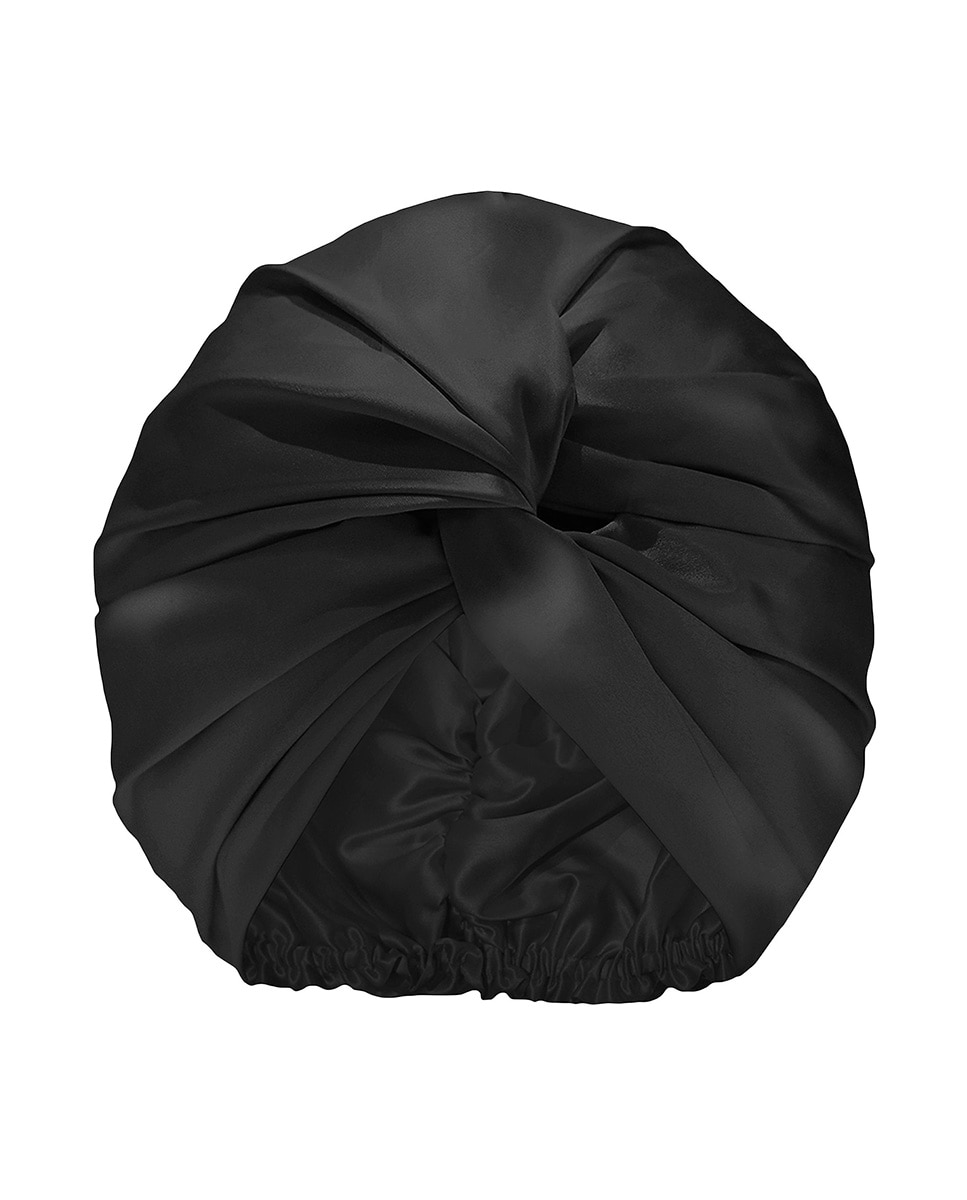 Turbante De Seda Puraslip - negro negro-2