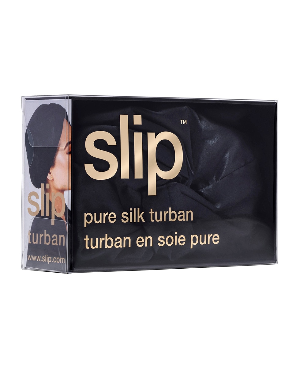 Turbante De Seda Puraslip - negro negro-5
