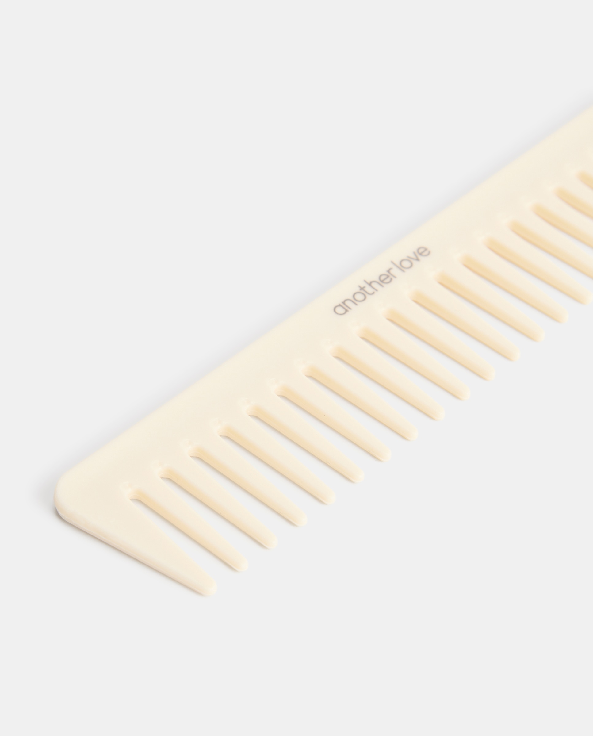 Pente para Desembaraçar com Dentes Largos Beige-2