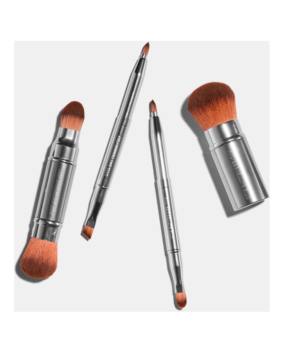 Imagen 3 de Estuche de Regalo Brochas de Maquillaje Retráctiles Otis Batterbee - plata plata