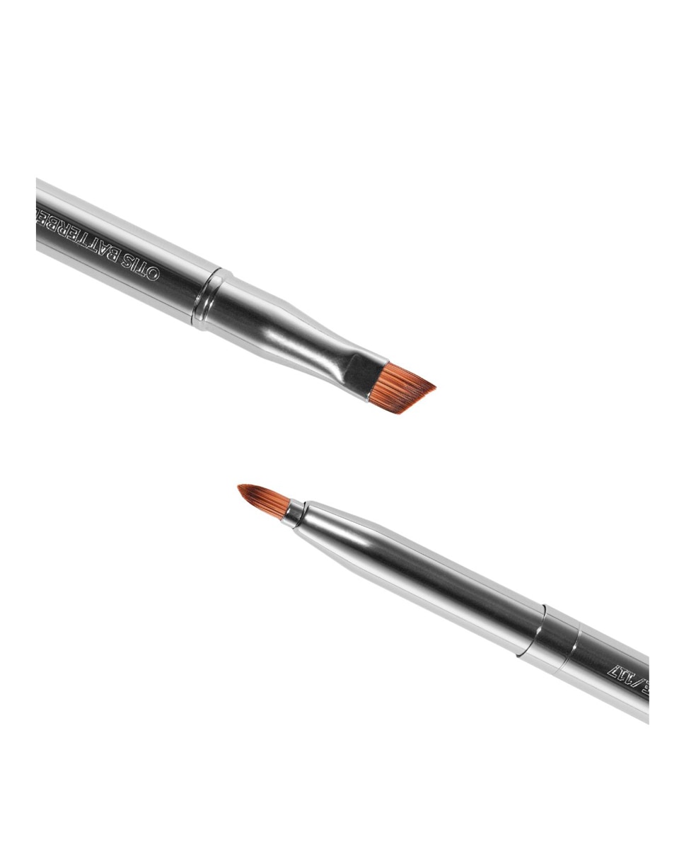 Imagen 3 de Dúo de Brochas de Doble Punta para Labios y Ojos Otis Batterbee - plata plata
