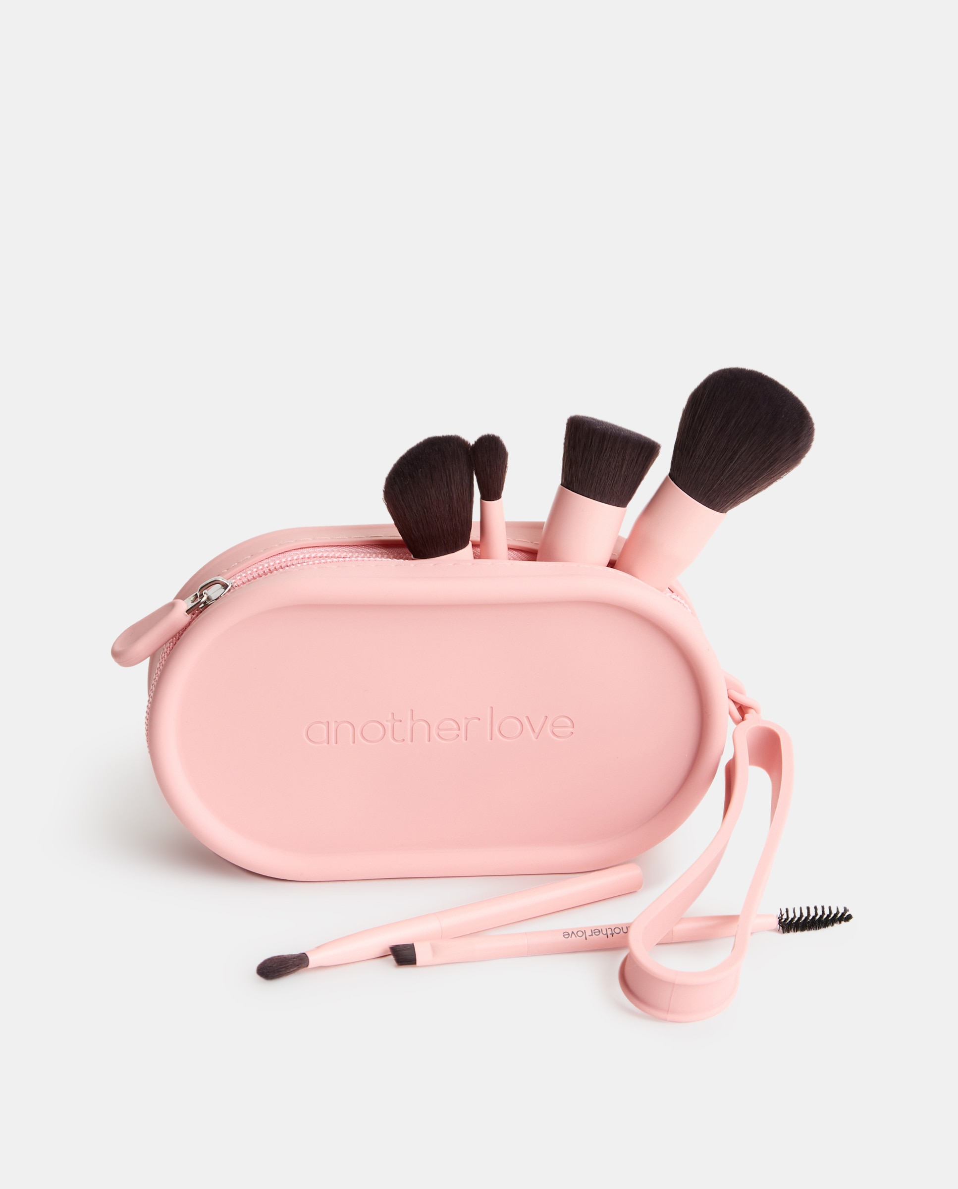 Set 6 Brochas y Pinceles de Viaje Another Love - Rosa Rosa-2