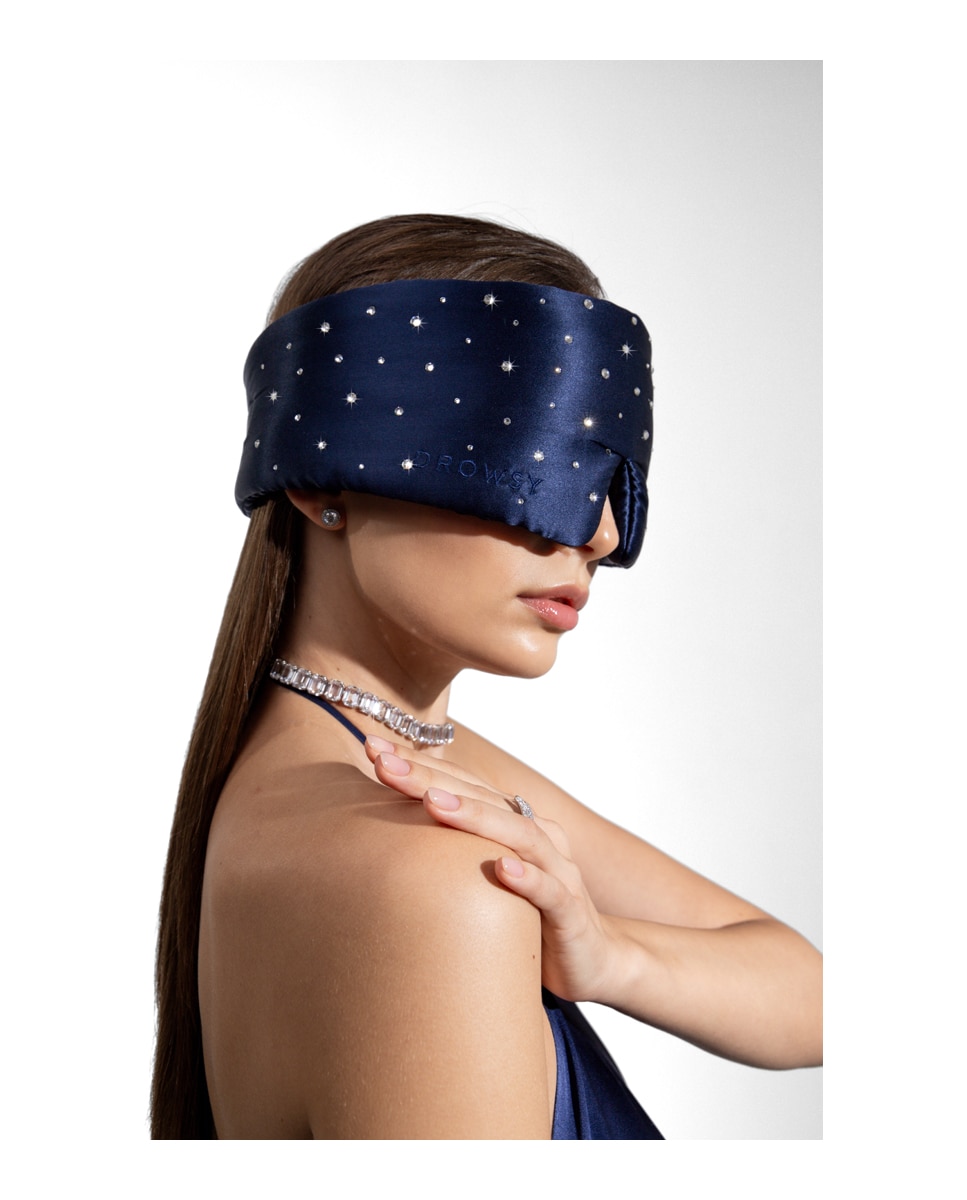 Imagen 4 de Antifaz de Seda Swarovski Crystals Drowsy