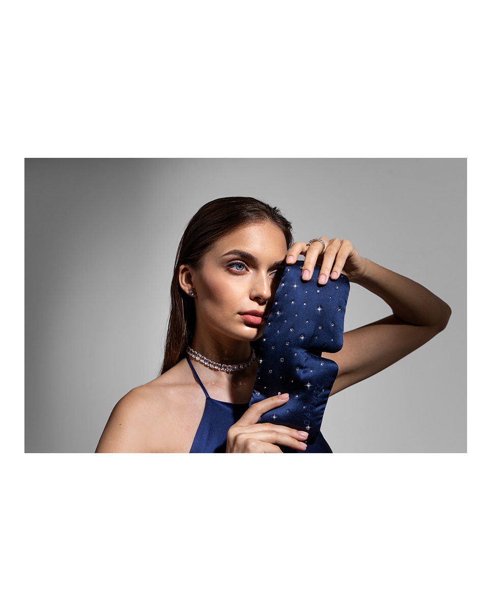 Imagen 6 de Antifaz de Seda Swarovski Crystals Drowsy