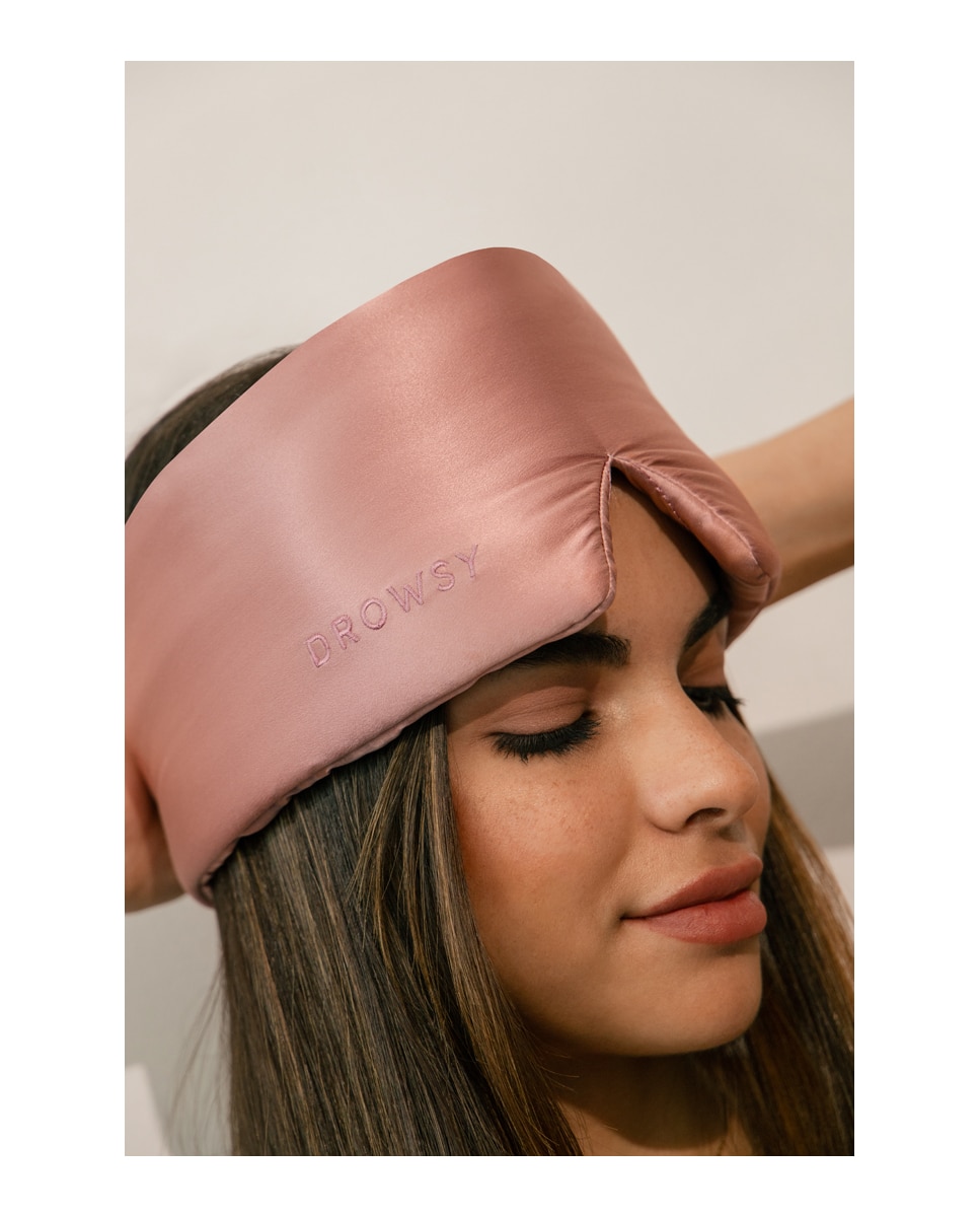 Imagen 5 de Antifaz de Seda Protección de Pestañas Damask Rose Drowsy