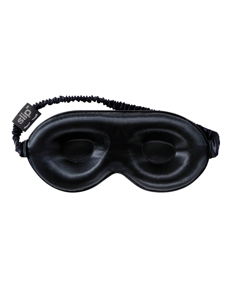 Máscara Para Dormir De Seda Pura Slip - negro negro-2