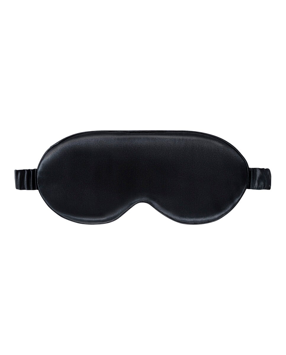 Máscara Para Dormir De Seda Pura Slip - negro negro-4