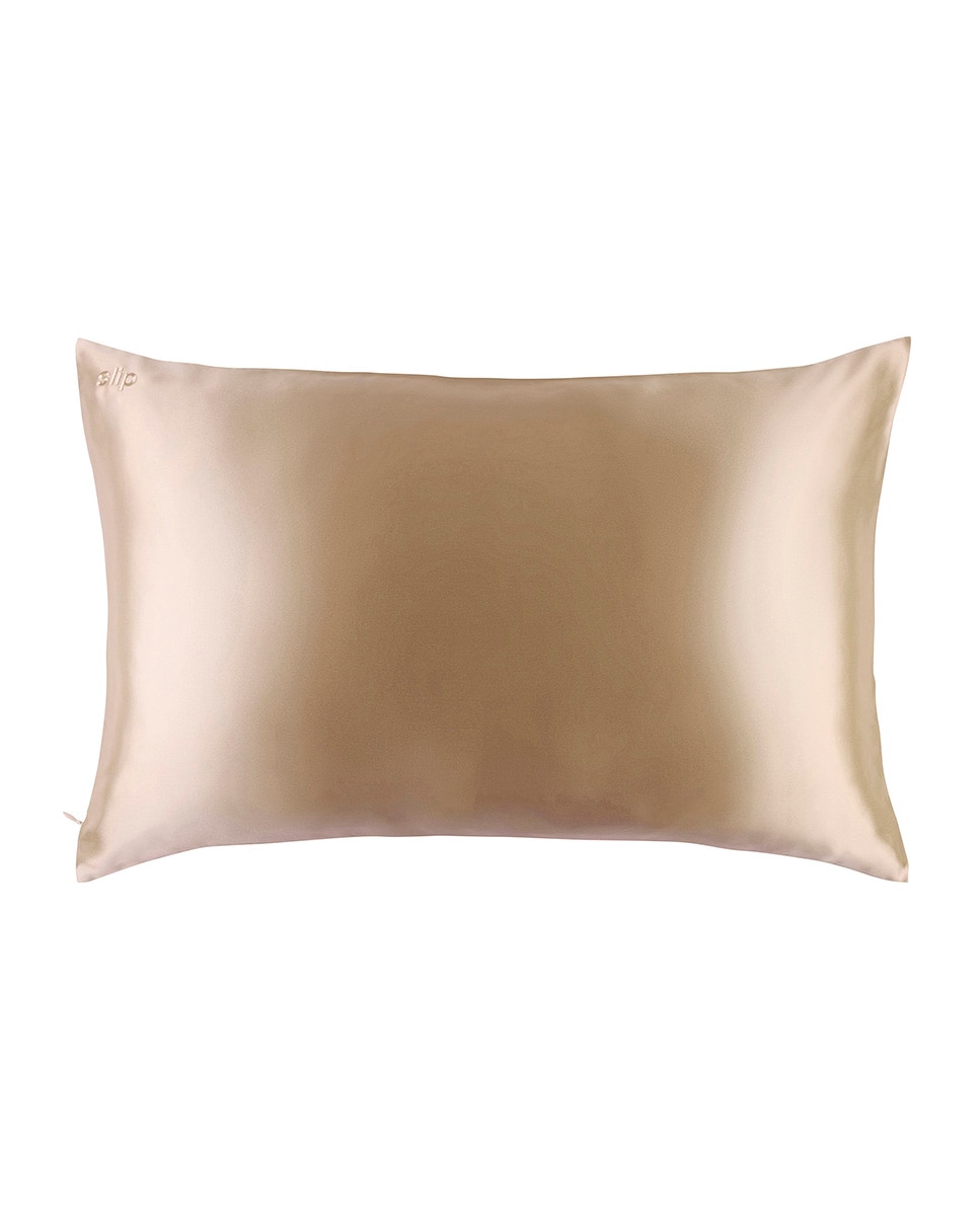 Funda De Almohada De Seda Pura Queen Slip - caramelo caramelo-1