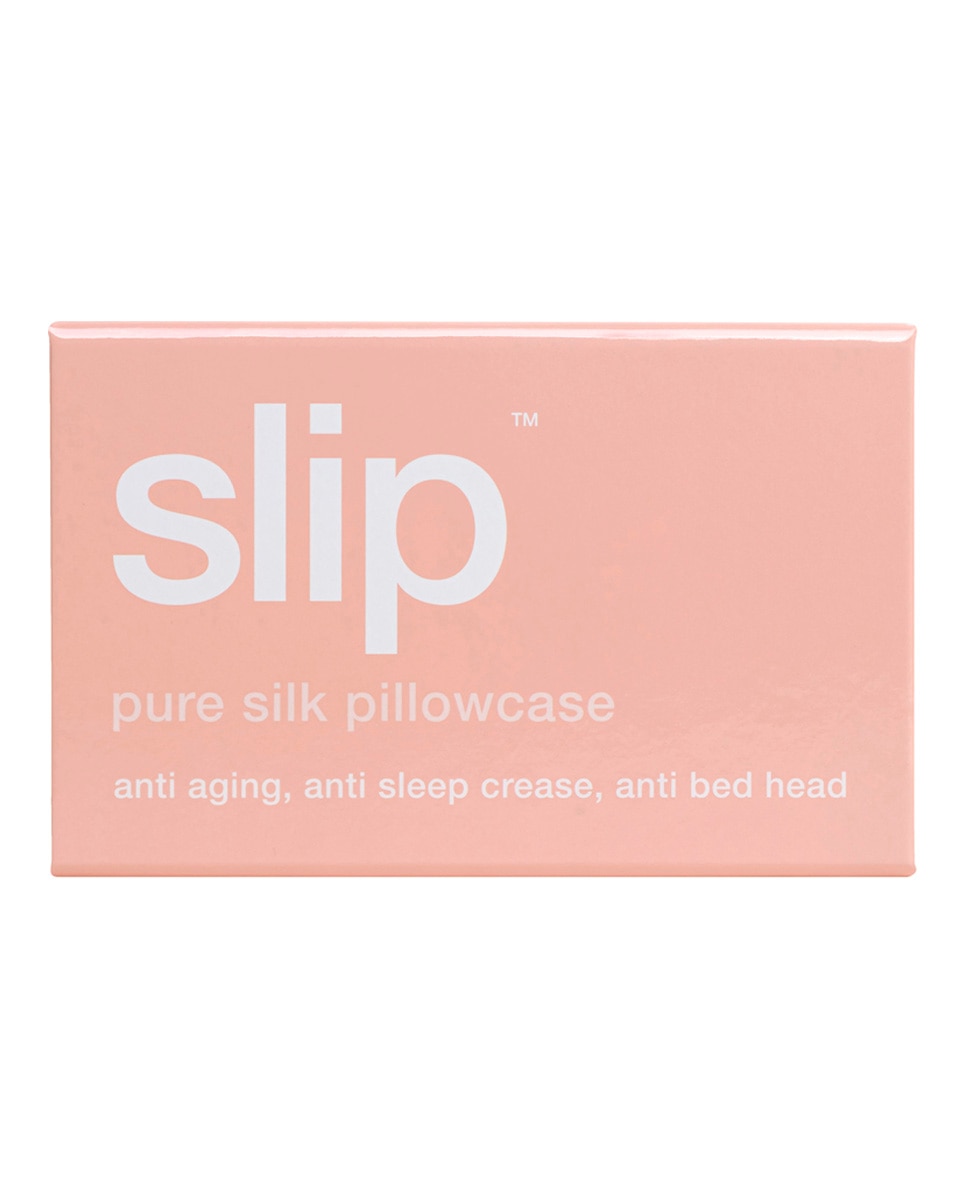 Funda De Almohada De Seda Pura Queen Slip - rosa rosa-7
