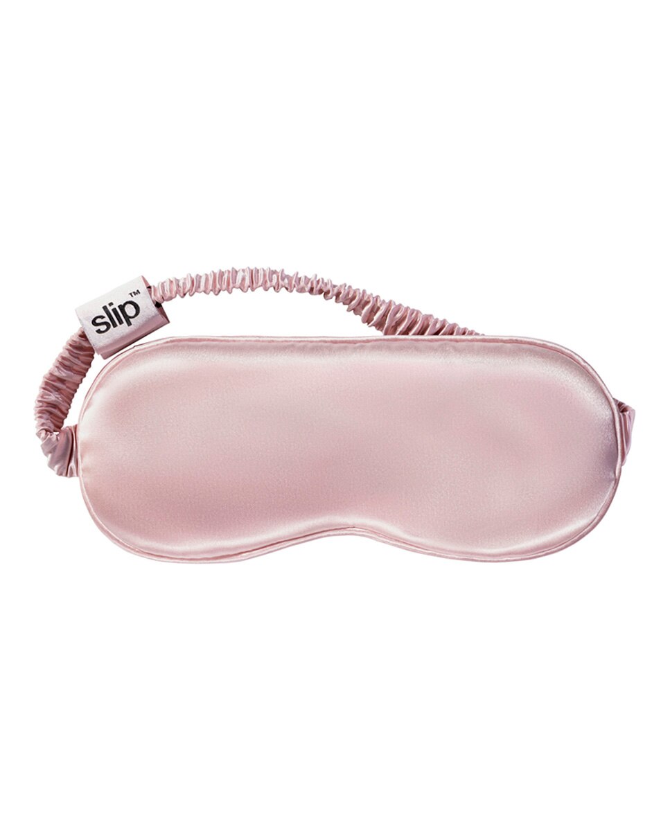 Máscara Para Dormir De Seda Pura Slip - rosa rosa-2