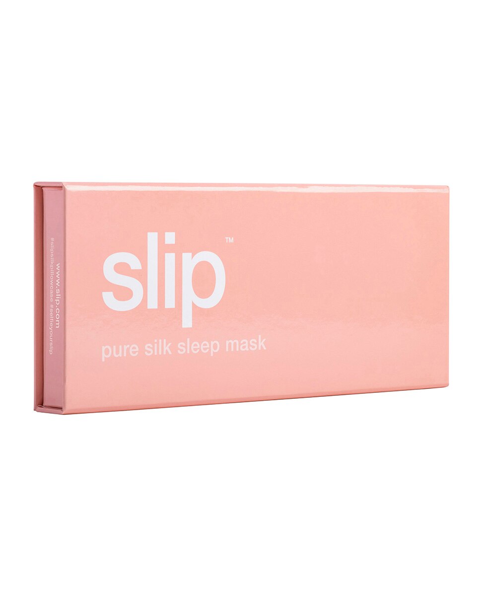 Máscara Para Dormir De Seda Pura Slip - rosa rosa-5