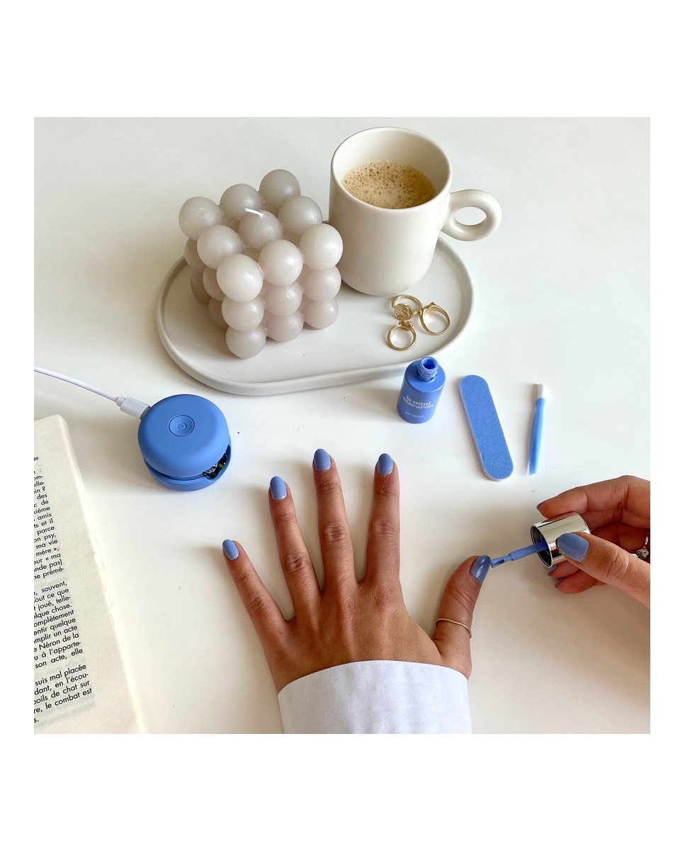 Imagen 3 de Kit de Manicura Semipermanente Fleur Bleue Le Mini Macaron - Fleur Bleue Fleur Bleue