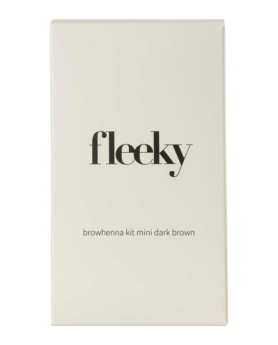 Imagen 2 de Kit de Henna para Cejas Teñidas y Definidas Brows Fleeky - Marrón oscuro Marrón oscuro