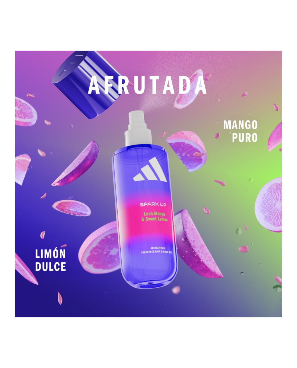 Imagen 4 de Hair & Body Mist Spark Up Vibes Fragrance 236 Ml Adidas - 236 ml