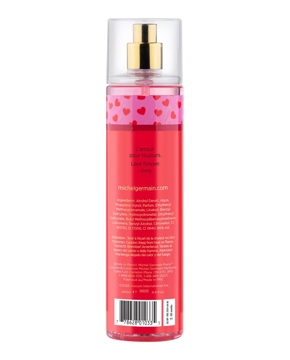 Imagen 2 de Body Mist Heartfelt 250 ml Emily In Paris
