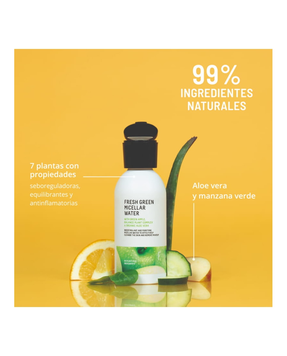 Imagen 3 de Agua Micelar Fresh Green Miscellar Water 100 ml Freshly Cosmetics - 100 ml