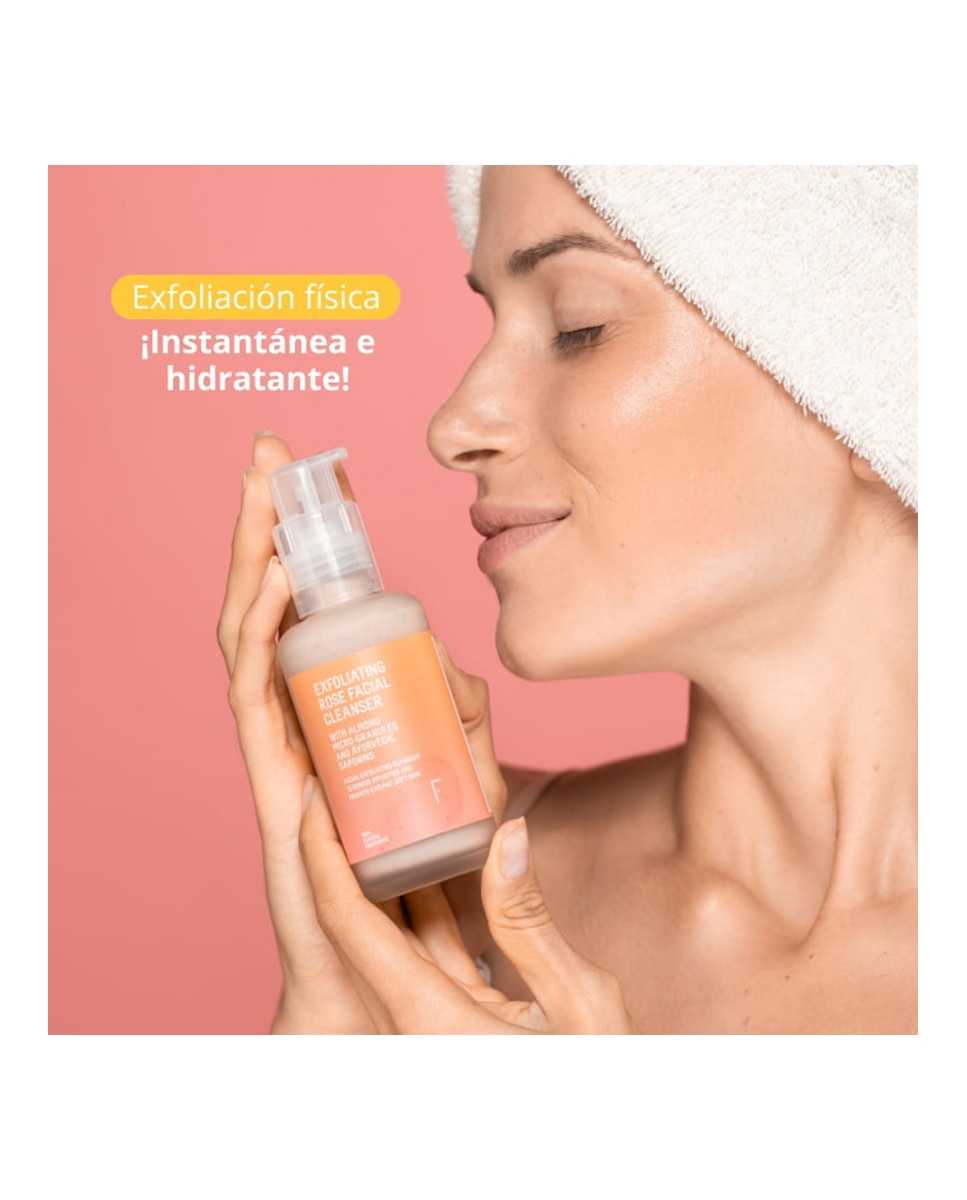 Imagen 3 de Exfoliante facial Exfoliating Rose Facial Cleanser 100 ml Freshly Cosmetics - 100 ml