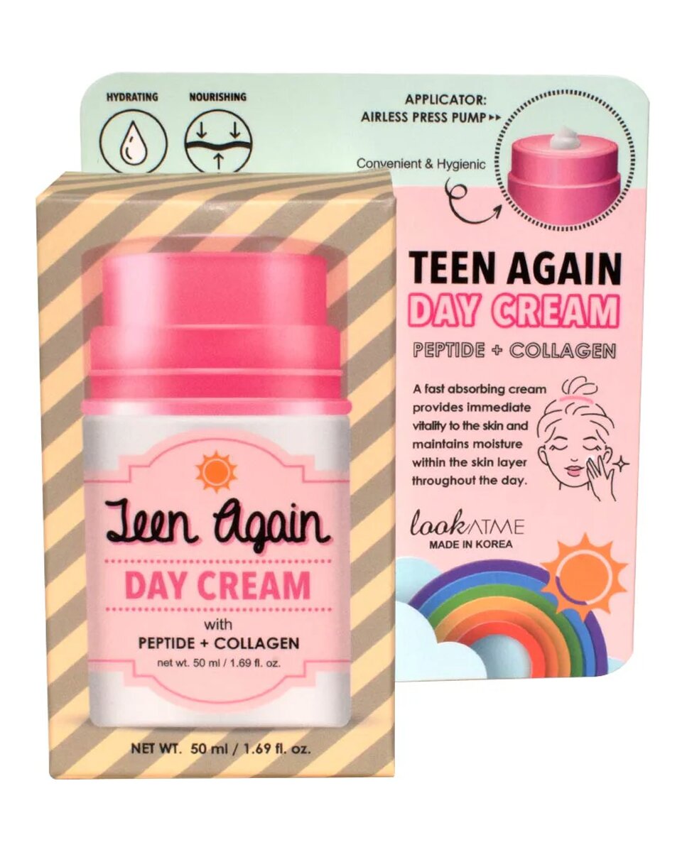 Imagen 2 de Crema de día péptidos + colágeno Teen Again 50 ml LOOKATME - 50 ml