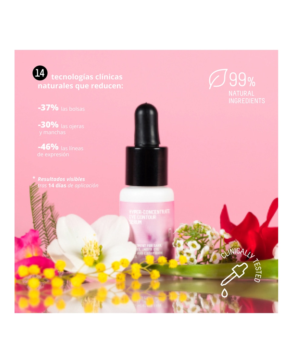 Imagen 4 de Sérum Hyper-Concentrate Eye Contour Serum 15ml Freshly Cosmetics - 15 ml