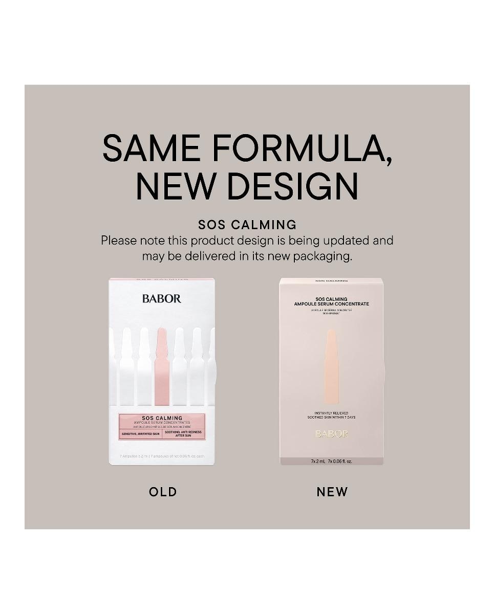 Imagen 9 de Concentrado Calmante Ampolla Sos Calming 14 Ml Babor