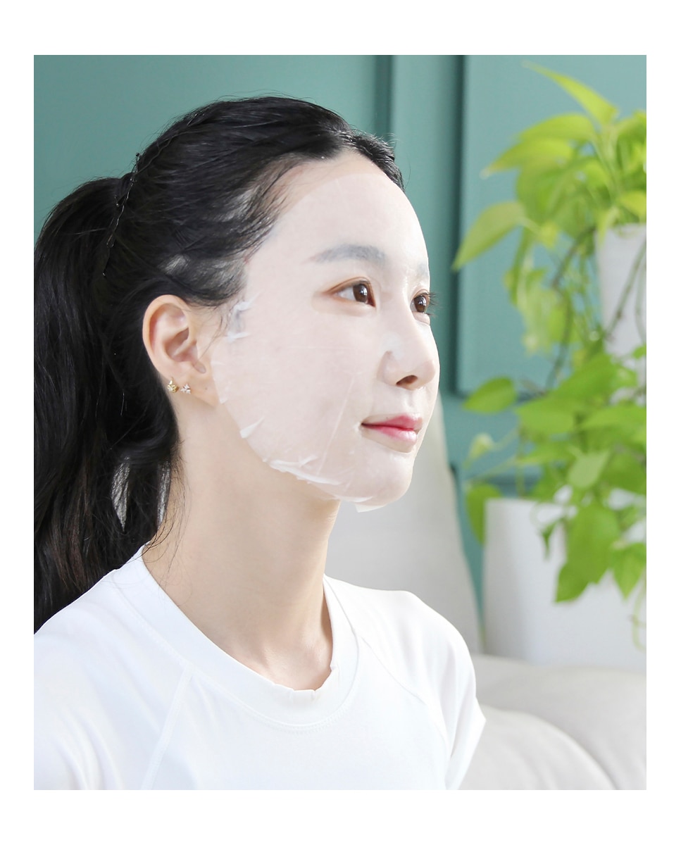 Imagen 2 de Mascarilla de velo White Happy Mask Kocostar