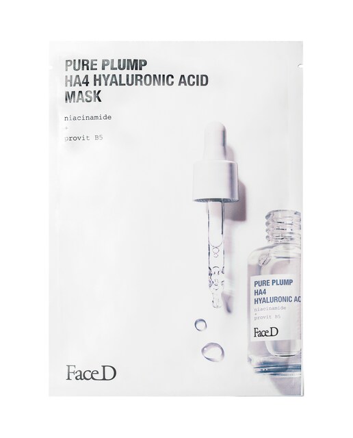 Mascarilla Facial de Ácido Hialurónico Pure Plump HA4 Face D