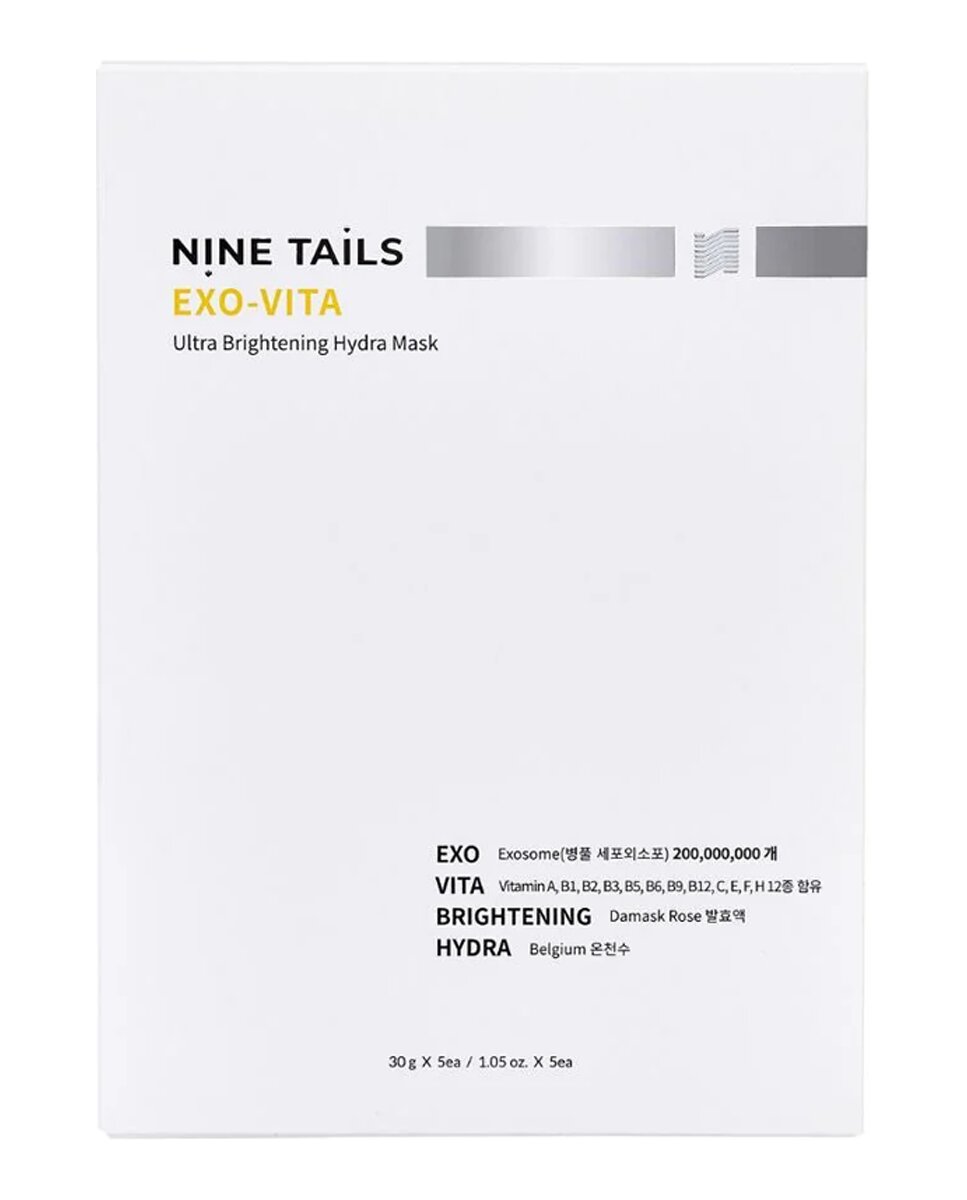 Imagen 0 de Mascarilla facial Exo-Vita Brightening Hydra Mask 30 g 9TAILS