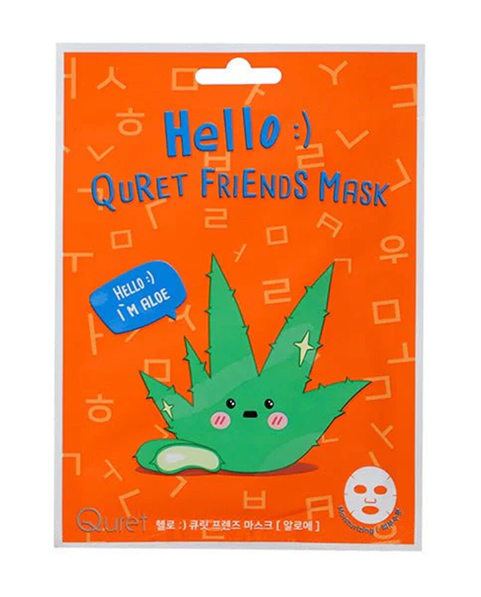 Imagen 1 de Mascarilla Hello :) Friends aloe 25 g Quret