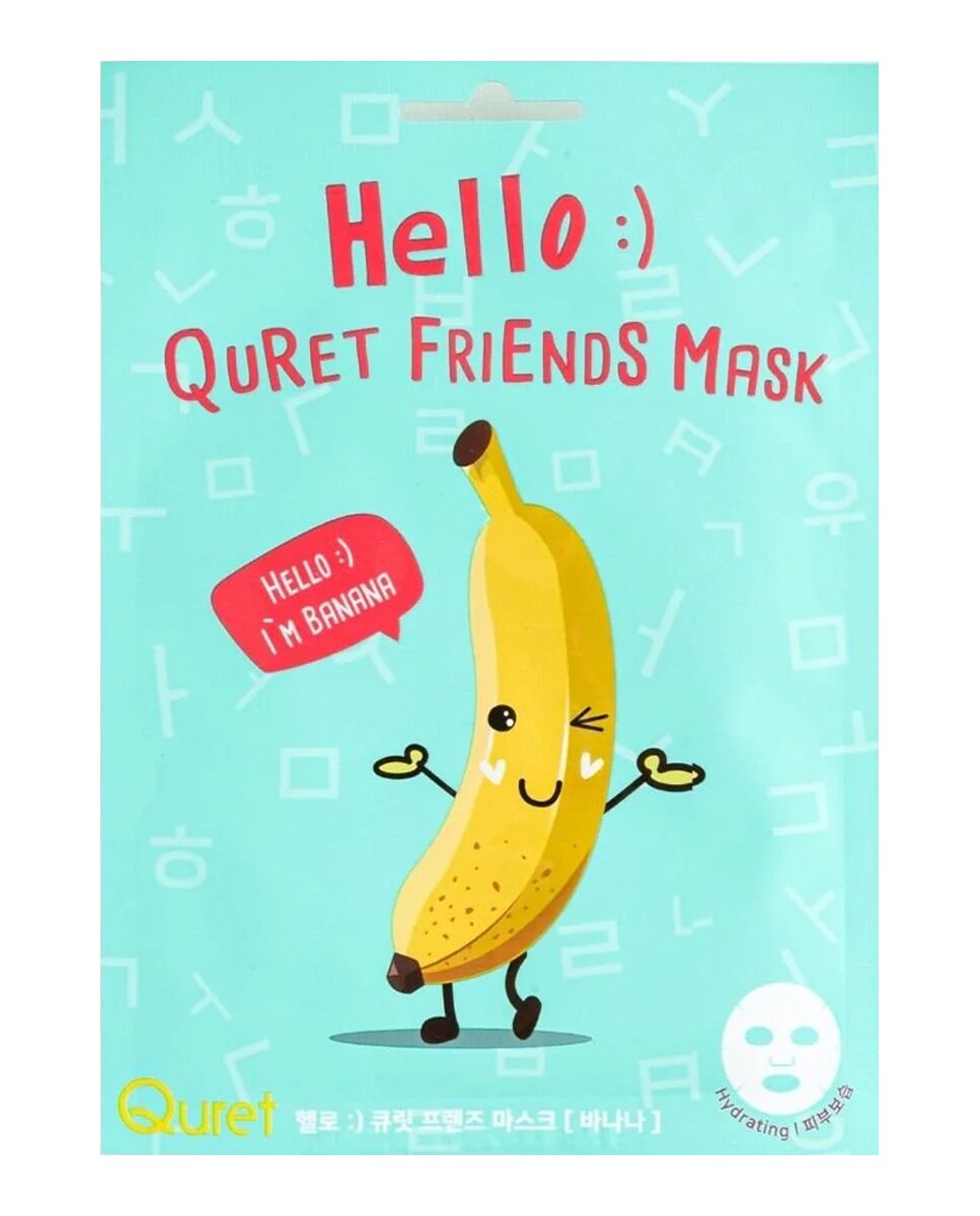 Imagen 1 de Mascarilla Hello :) Friends banana 25 g Quret