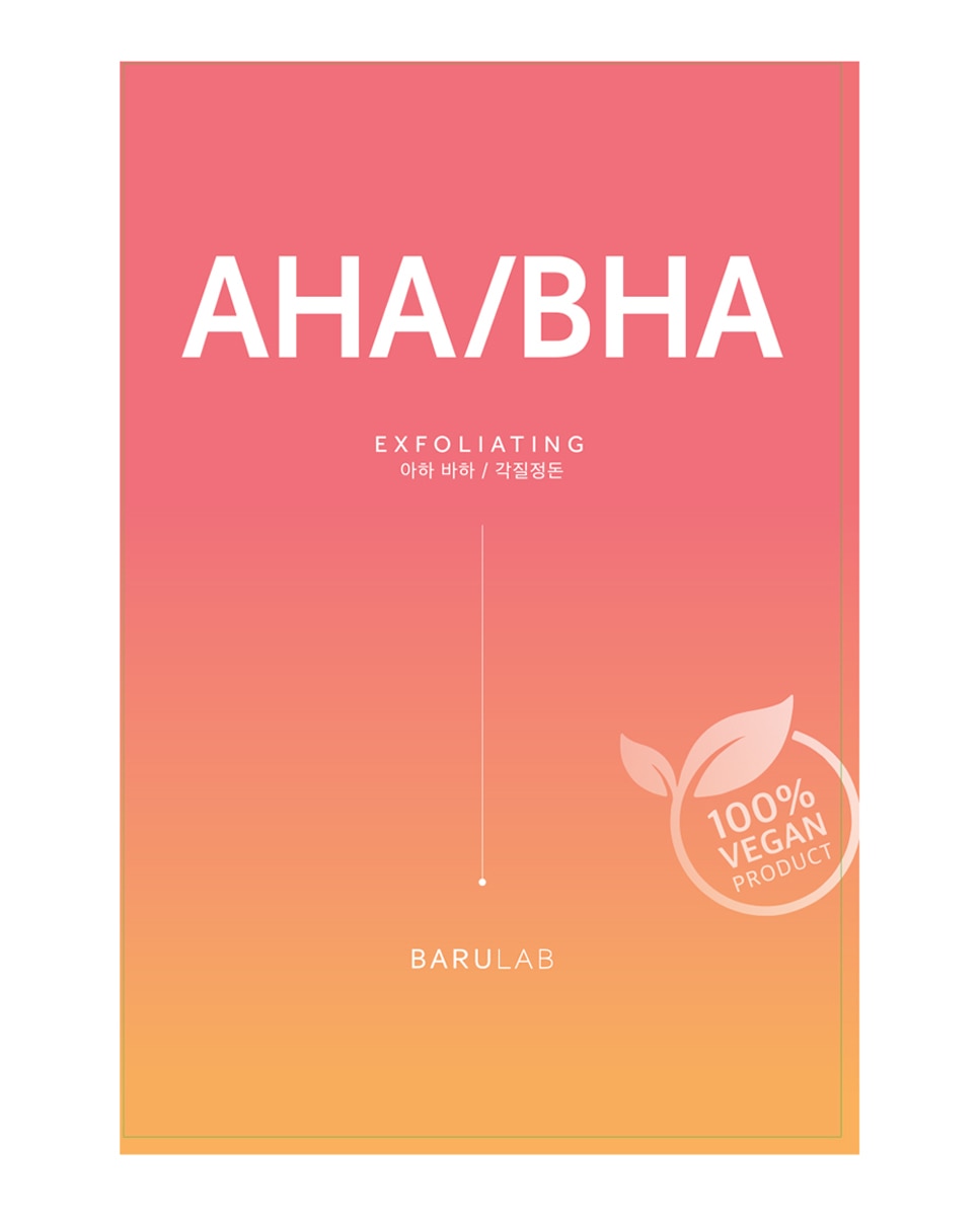 Imagen 1 de Mascarilla Vegana Exfoliante AHA/BHA 23 gr Barulab - 23 gr