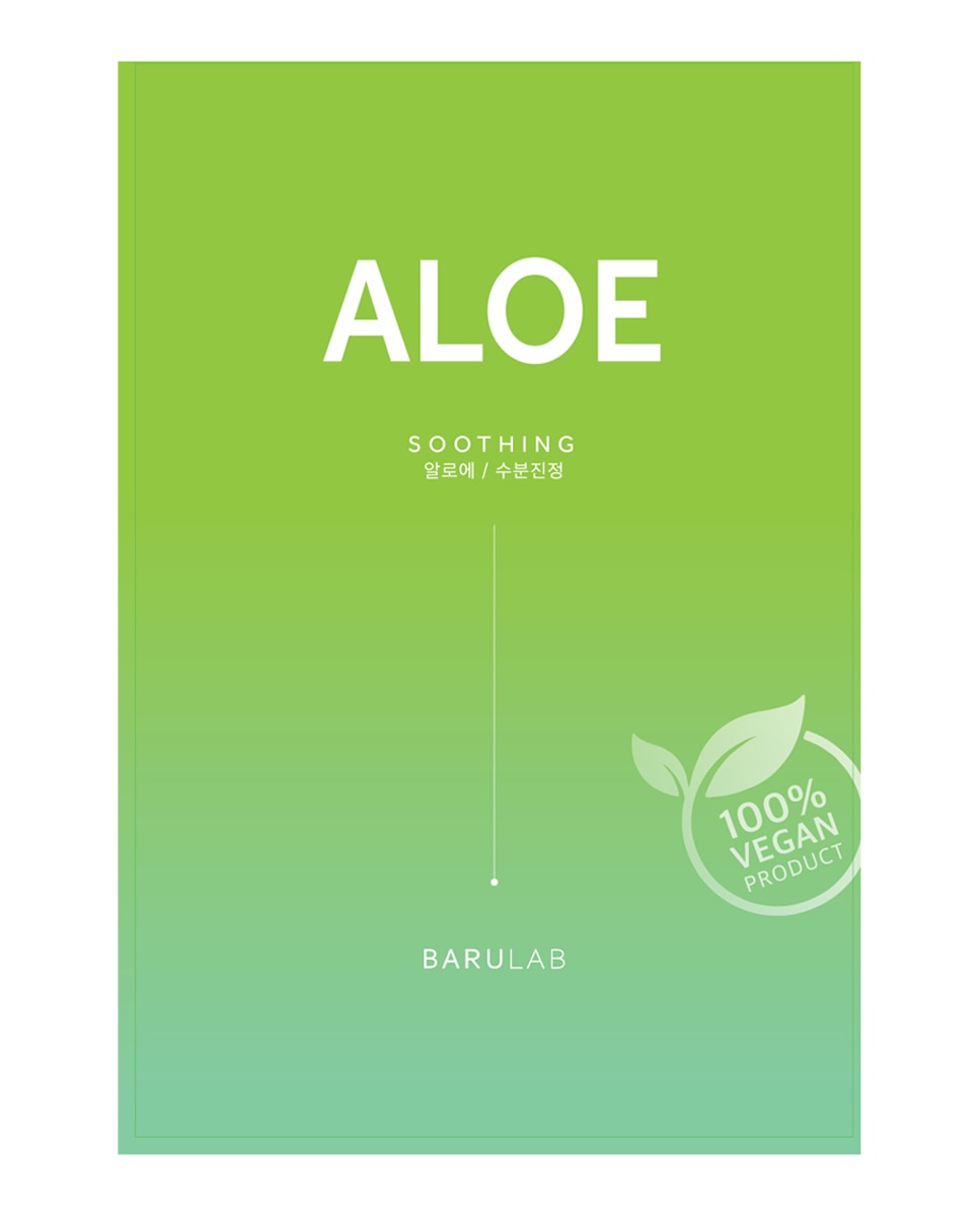Imagen 1 de Mascarilla Vegana Calmante Aloe 23 gr Barulab