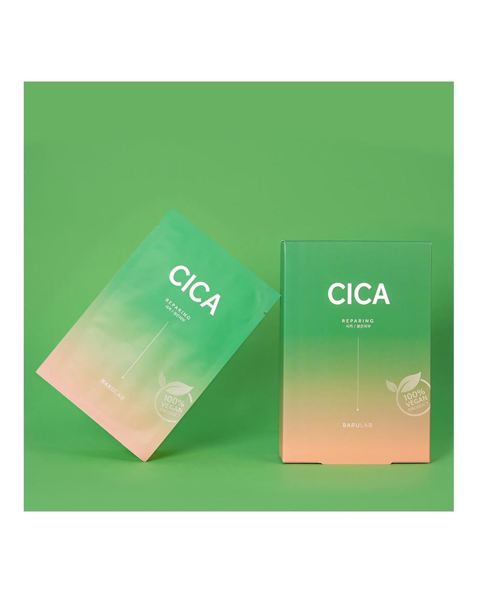 Imagen 3 de Mascarilla Vegana Hidrantante CICA 23 gr  Barulab