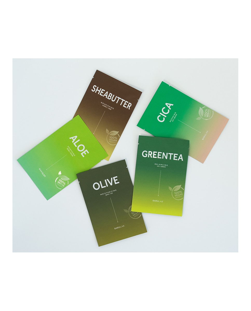 Imagen 3 de Mascarillas Vegana Hidrantante Té Verde 23 gr Barulab