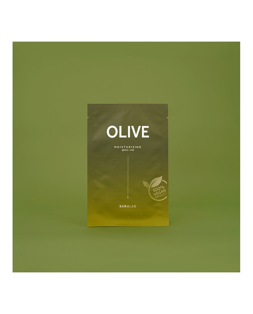 Imagen 3 de Mascarilla Vegana Hidrantante Oliva 23 gr Barulab