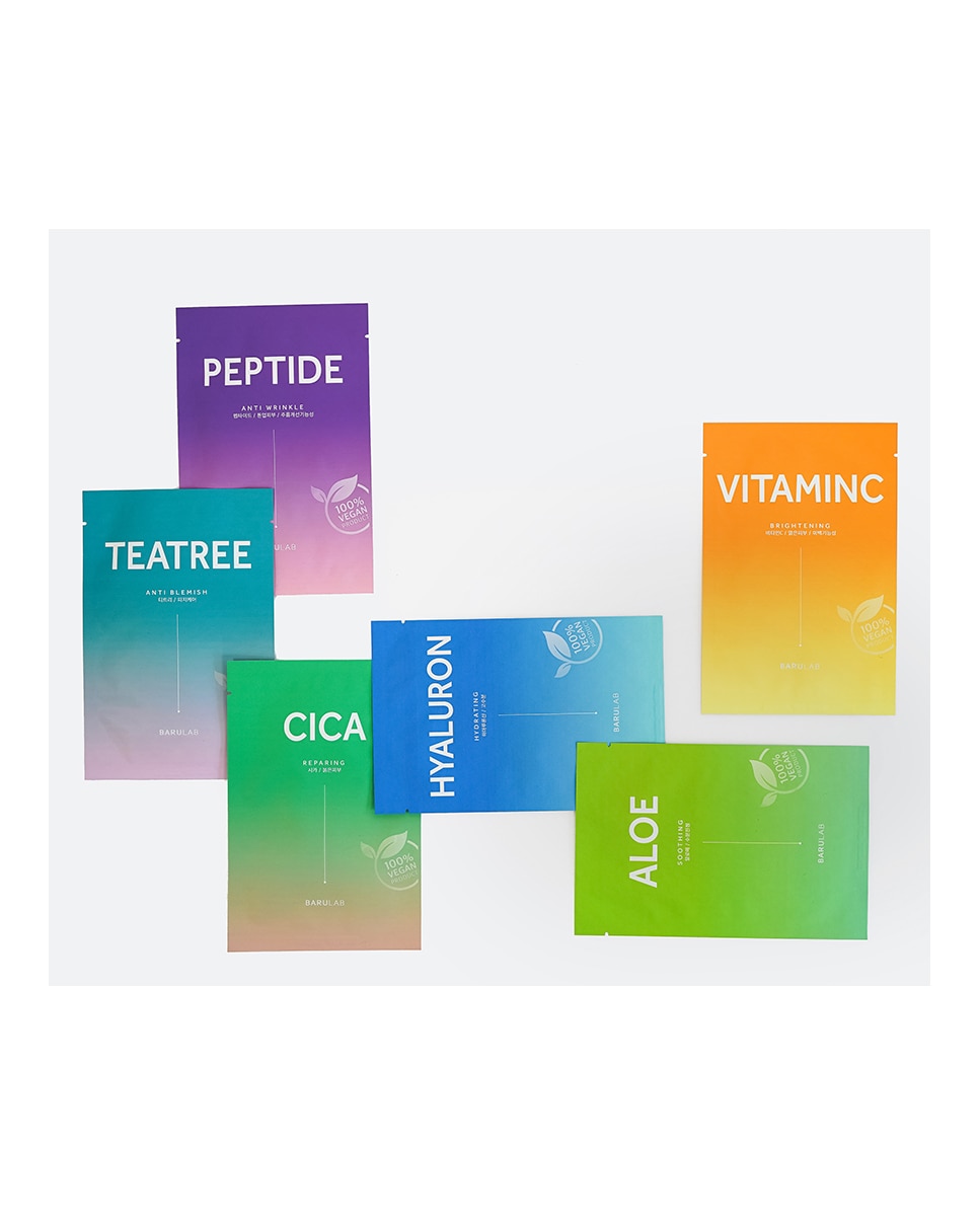 Imagen 5 de Mascarilla Vegana Nutritiva Peptidos 23 gr Barulab - 29 gr