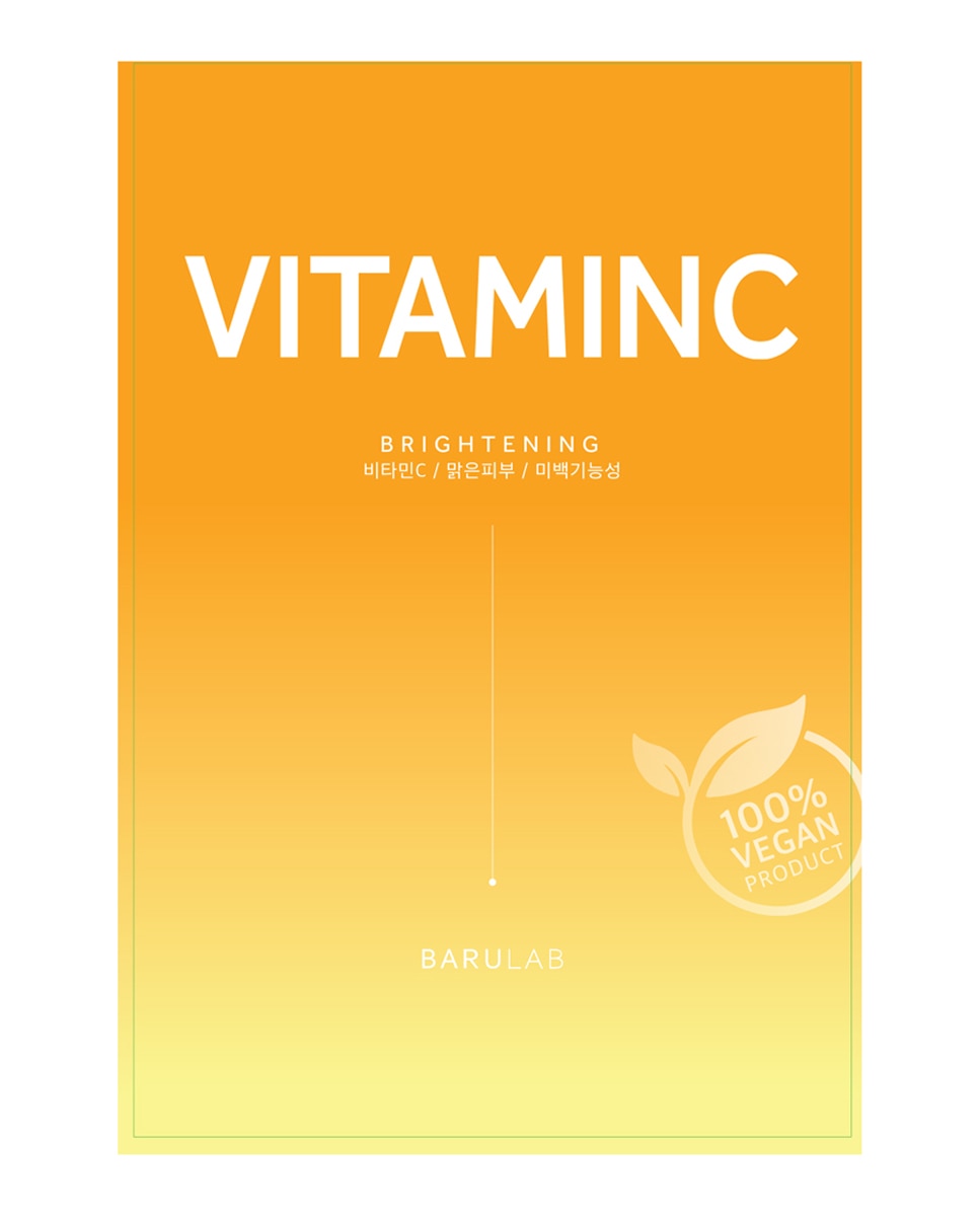 Imagen 1 de Mascarilla Vegana Vitamina C 23 gr Barulab - 32 gr