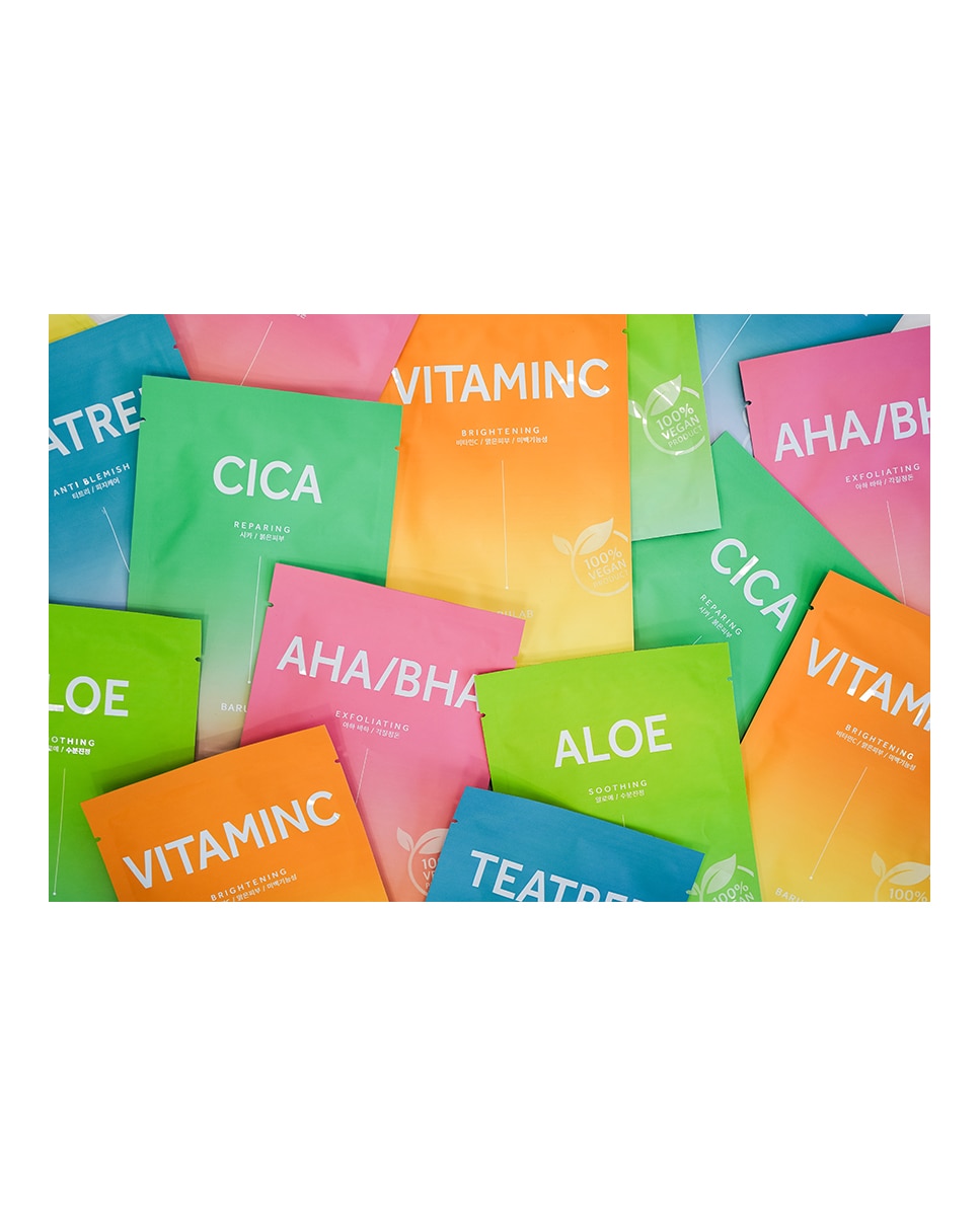 Imagen 4 de Mascarilla Vegana Vitamina C 23 gr Barulab - 32 gr