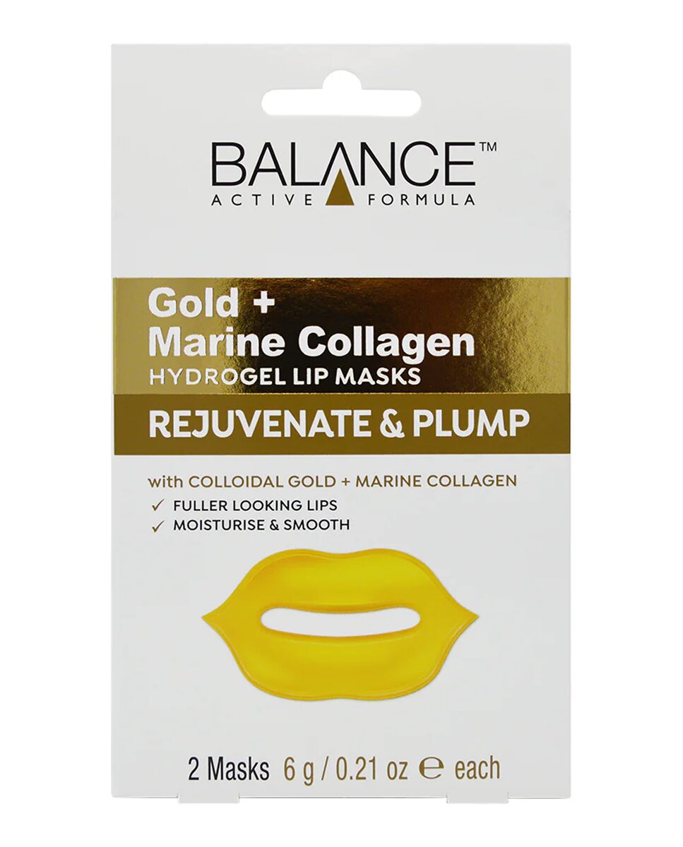 Imagen 0 de Parches de Labios Formula Gold+Marine Hydrogel 6 g Balance Active