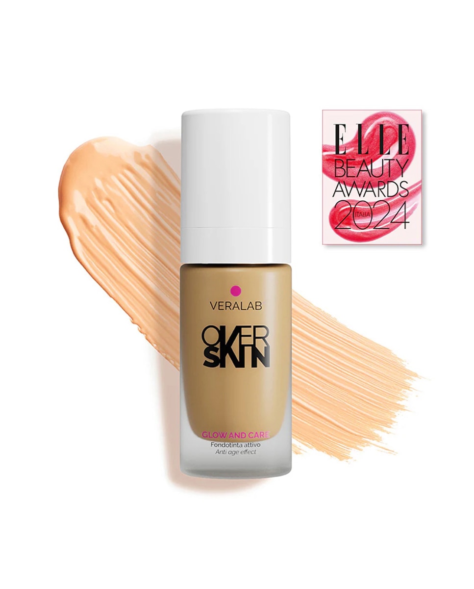 Imagen 2 de Base de Maquillaje Glow And Care 30 ml Overskin - 07 WARM - MEDIUM 07 WARM - MEDIUM