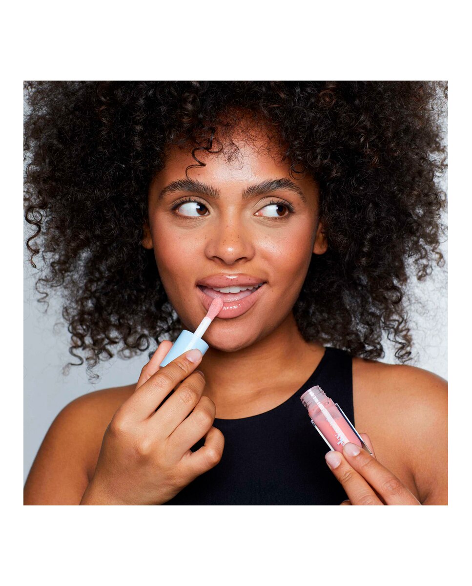 Imagen 4 de Aceite Labial Lips Glowy Fleeky - Peach Pink 5 ml Peach Pink