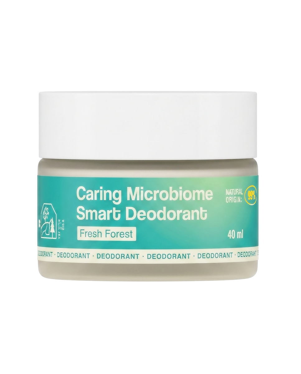 Imagen 1 de Caring Microbiome Smart Deodorant Fresh Forest Desodorante en crema 99% natural sin aluminio - 40 ml