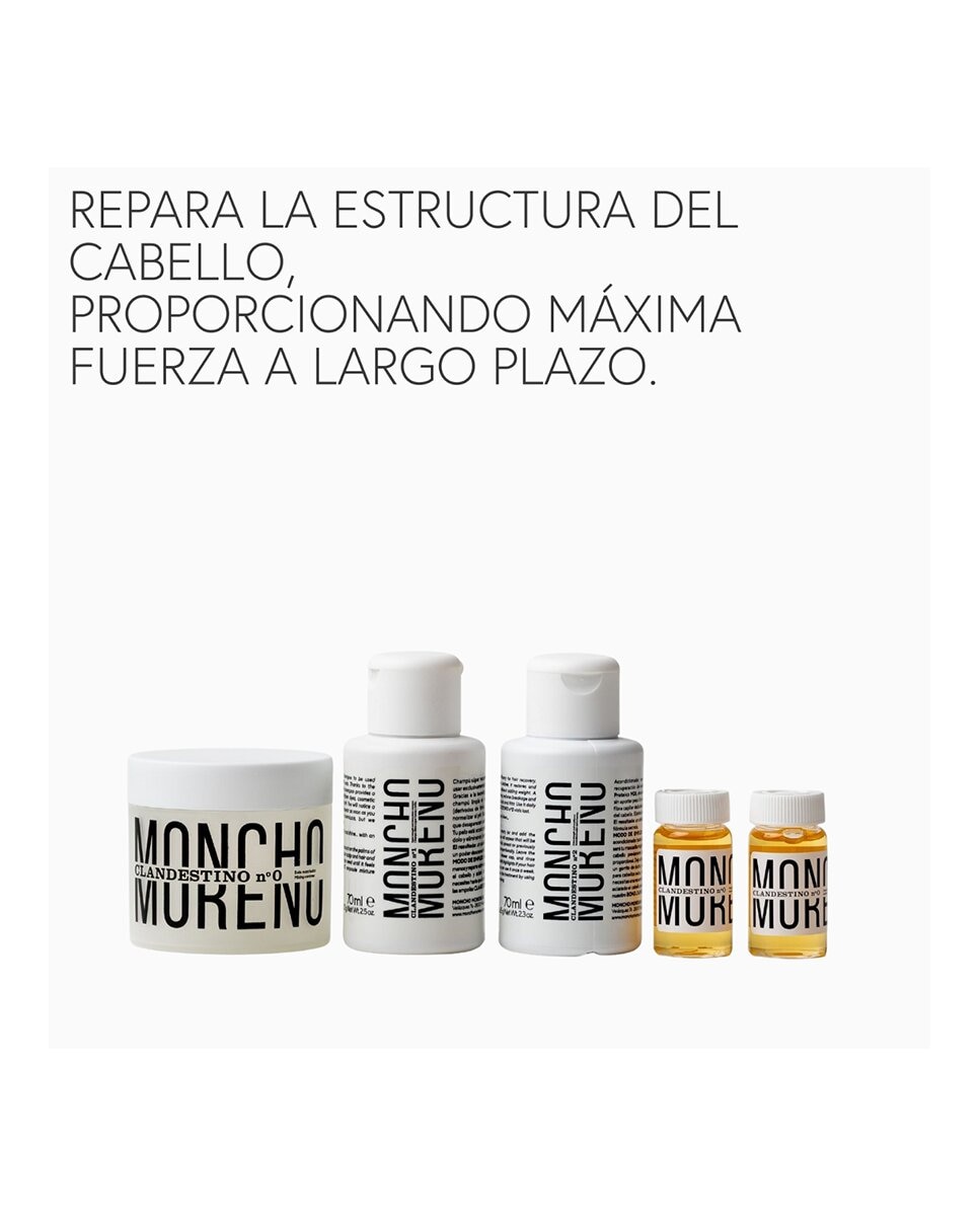 Imagen 3 de Tratamiento de hidratación Clandestino Duo Moncho Moreno - 70 ml