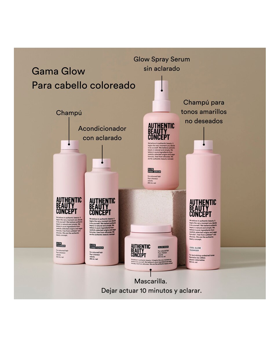 Imagen 6 de Champú Glow 300 ml Auhtentic Beauty Concept - 300 ml