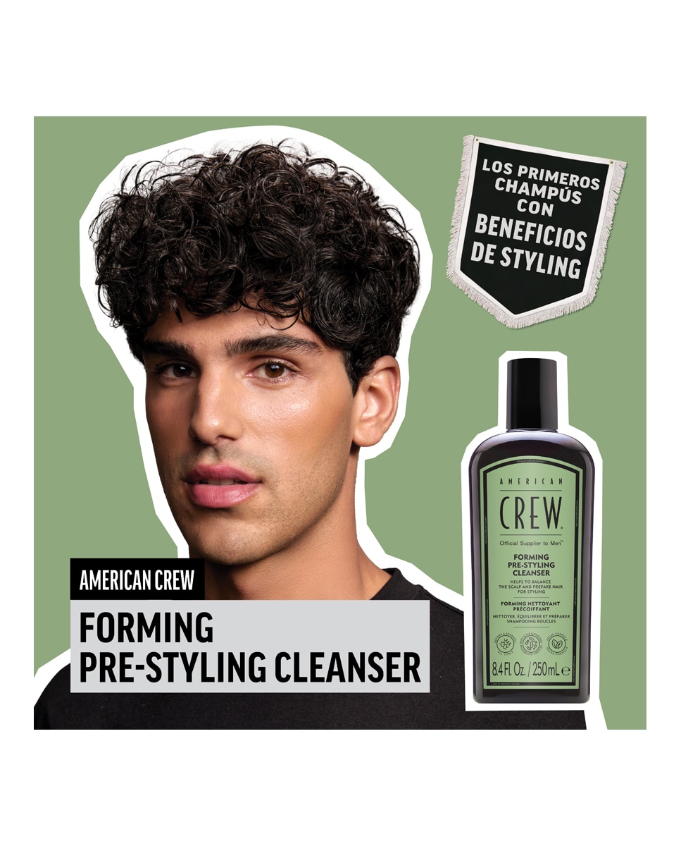 Imagen 3 de Champú Anti-frizz Forming 250 ml American Crew - 250 ml