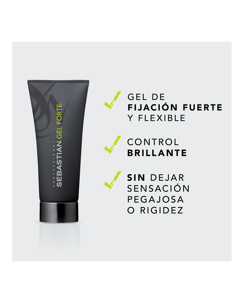 Imagen 2 de Gel de fijación Forte 200 ml Sebastian Professional - 200 ml