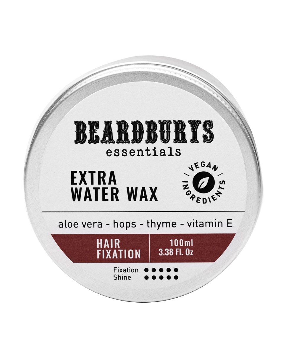 Imagen 1 de Cera de fijación fuerte Extra Water Wax 100ml Beardburys Essentials - 100 ml