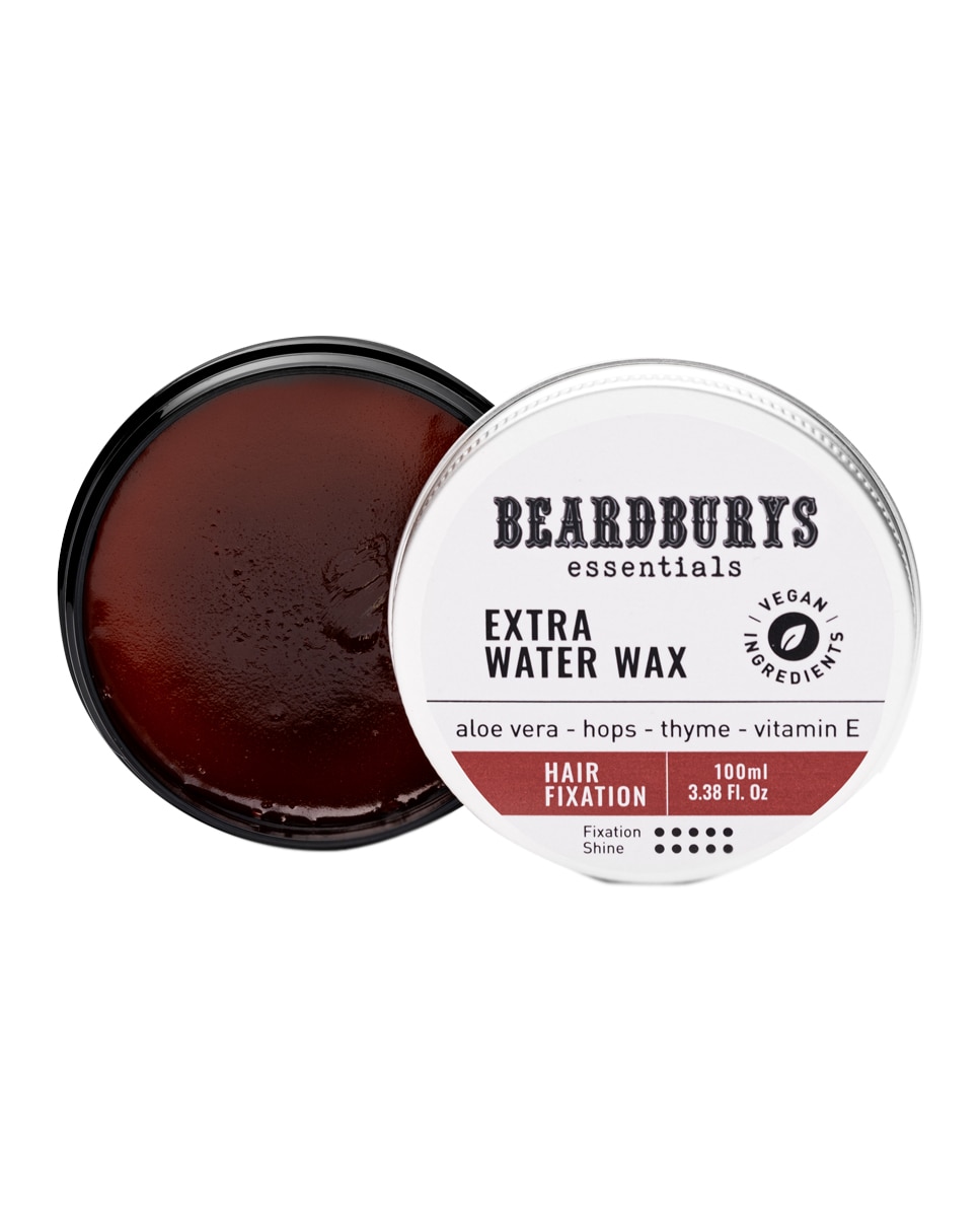 Imagen 3 de Cera de fijación fuerte Extra Water Wax 100ml Beardburys Essentials - 100 ml