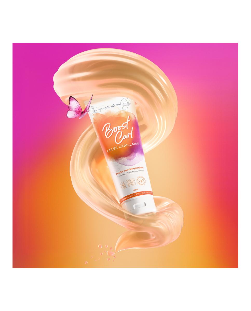 Imagen 6 de Gel Capilar De Definición Boost Curl 250 Ml Les Secrets De Loly