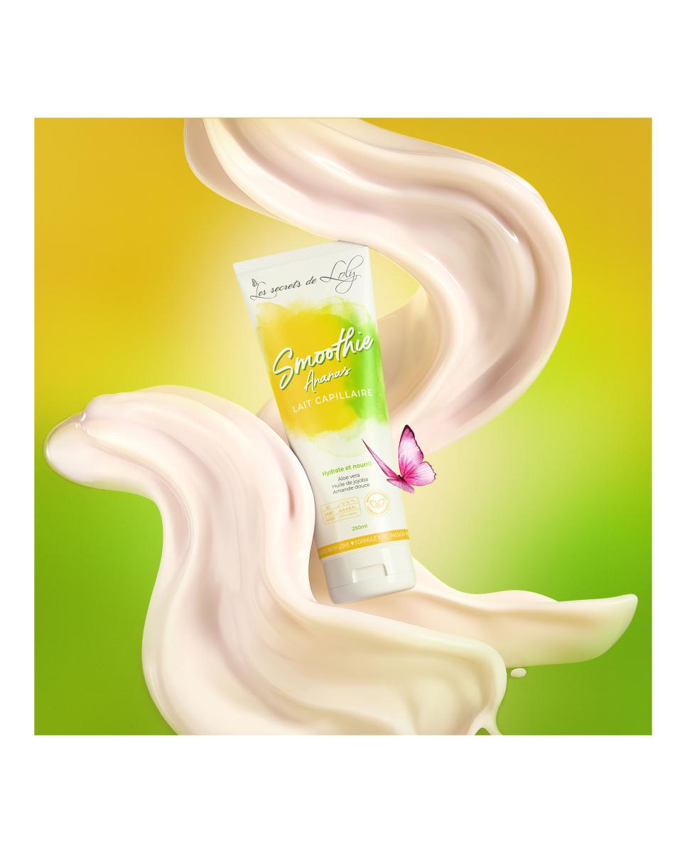 Imagen 6 de Leche Nutritiva Capilar Smoothie Ananas 250 Ml  Les Secrets De Loly
