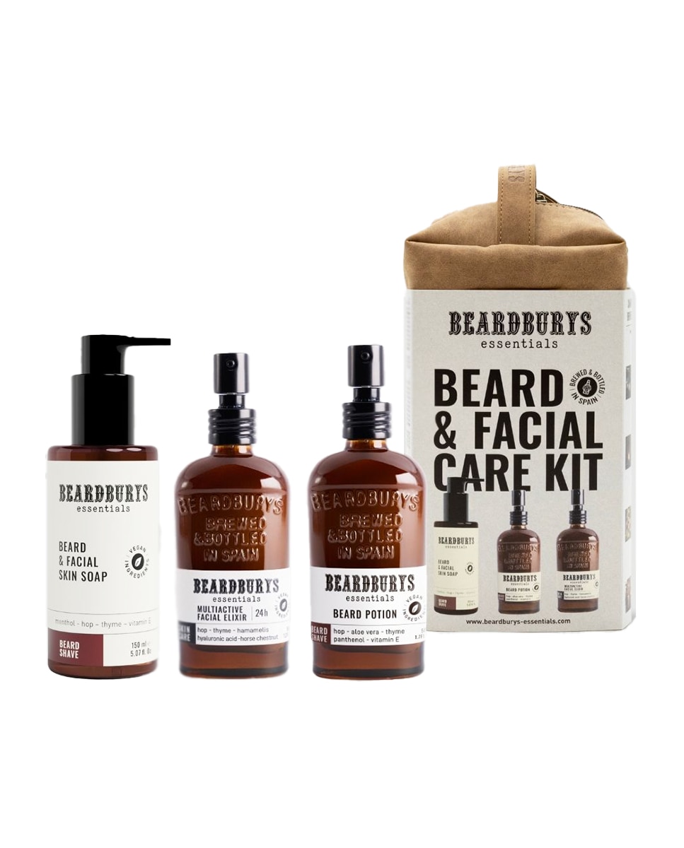Imagen 1 de Estuche Regalo Beard & Facial Care Beardburys Essentials